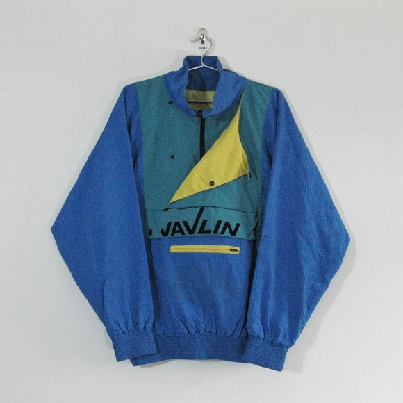 Vintage Javlin Quarter Zip Jacket - 80s Padded - Size Medium - Picture 2 of 3